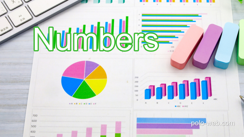 Numbers｜２つの違う内容のグラフ縦軸を同時に表示する